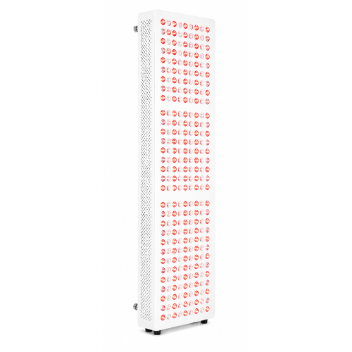 Lumi 700 white full body panel, narrow side view with ventilation grille