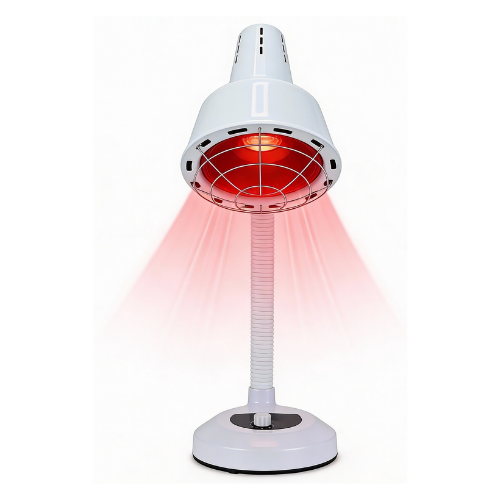 Luxyor Redlight 120 infrared lamp 275W, white, front view, standing