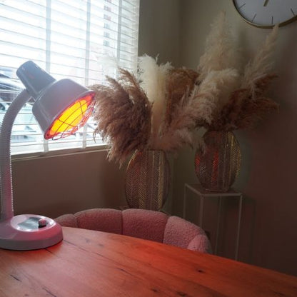 Luxyor Redlight 120 specifikationer, 275 W, E27 fatning, CE mærket