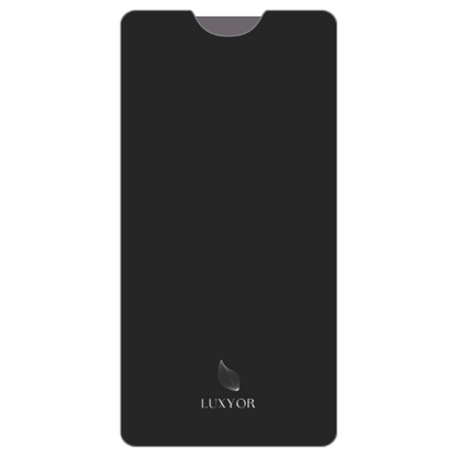 Luxyor Deluxe 310 infrared sauna blanket in PU leather, front view, closed