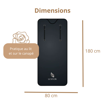 Dimensions couverture de sauna Luxyor Comfort 150 : 180 x 80 cm