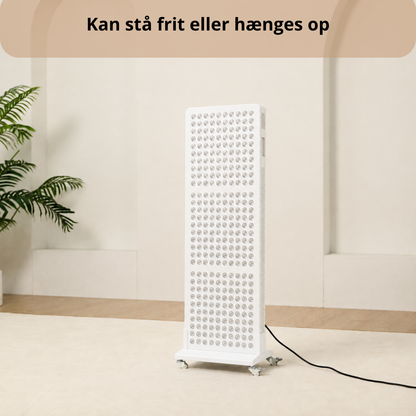 Luxyor Lumi 700 hvid rødlyspanel til hele kroppen: kan stå frit eller hænges op