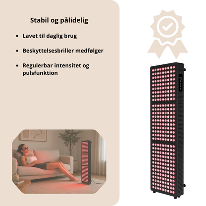 Luxyor Lumi 700 sort: stabil og pålidelig, beskyttelsesbriller medfølger, regulerbar intensitet og pulsfunktion